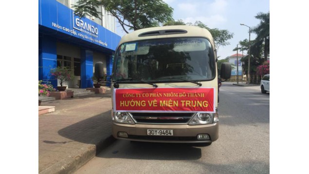 NHÔM ĐÔ THÀNH ỦNG HỘ ĐỒNG BÀO LŨ LỤT TẠI QUẢNG BÌNH