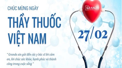 Grando gửi lời chúc mừng Thầy thuốc Việt Nam ngày 27/2