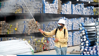 ĐÔ THÀNH THỰC HIỆN PHUN KHỬ KHUẨN TOÀN BỘ NHÀ MÁY PHÒNG CHỐNG DỊCH COVID-19