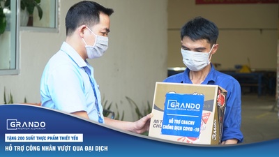 GRANDO CÙNG CÔNG NHÂN VƯỢT QUA ĐẠI DỊCH COVID-19