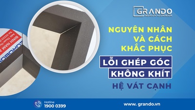 NGUYÊN NHÂN VÀ CÁCH KHẮC PHỤC LỖI GHÉP GÓC KHÔNG KHÍT HỆ VÁT CẠNH