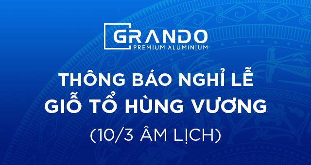 Thông báo nghỉ lễ giỗ tổ Hùng Vương 2022