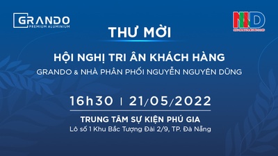 Thư mời tham dự hội nghị khách hàng Đà Nẵng - Hành trình một dải miền trung 2022