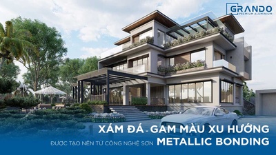 Xám Đá – Gam màu xu hướng được tạo nên từ công nghệ sơn ưu việt Metallic Bonding