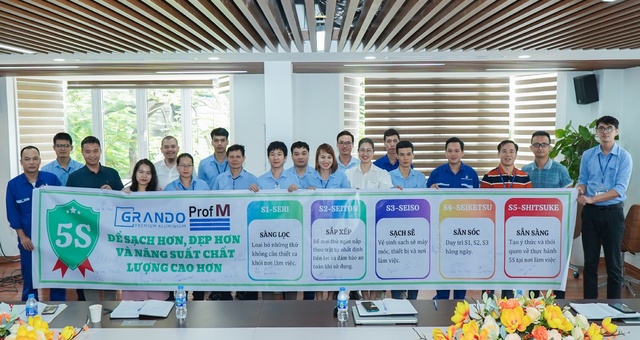 Grando tổ chức đào tạo 5s trong sản xuất