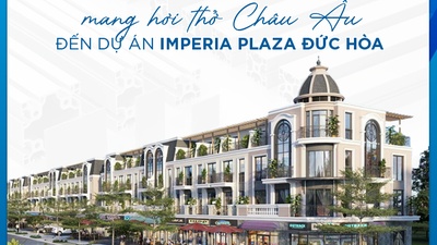 Nhôm Grando mang hơi thở châu âu đến dự án Imperia Plaza Đức Hòa