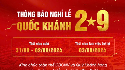 Grando Thông báo nghỉ lễ quốc khánh 2/9