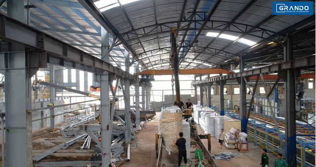 Grando xây dựng thêm 1 dây chuyền mạ Anode phục vụ sản xuất