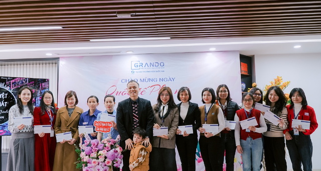 GRANDO RẠNG RỠ CHÀO MỪNG NGÀY QUỐC TẾ PHỤ NỮ 8/3