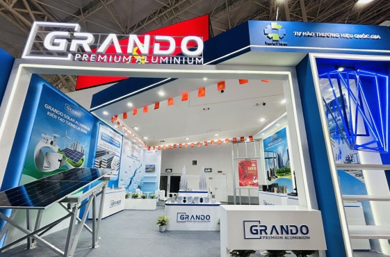 Gian hàng Grando chính thức hoàn thiện - Sẵn sàng tỏa sáng tại triển lãm thành tựu Đất nước - Hành trình 80 năm Độc Lập, Tự do, Hạnh phúc 