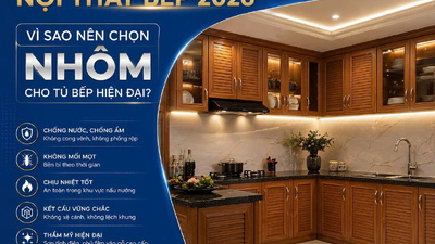 Xu hướng nội thất bếp 2026: vì sao nên chọn nhôm cho tủ bếp hiện đại?