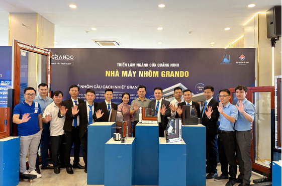 Nhôm Cầu Cách Nhiệt GRANDO thu hút nhiều xưởng nhôm kính Tại Quang Ninh Doors & Windows Expo 2026
