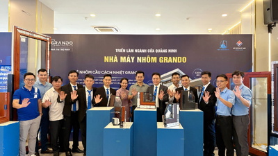 Nhôm Cầu Cách Nhiệt GRANDO thu hút nhiều xưởng nhôm kính Tại Quang Ninh Doors & Windows Expo 2026