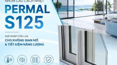 Nhôm cầu cách nhiệt Permal S125 – giải pháp cửa lùa cho công trình hiện đại