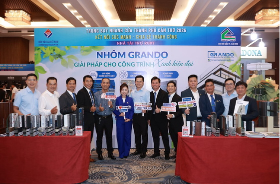 GRANDO đồng hành tại triển lãm ngành cửa thành phố Cần Thơ 2026