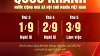 Grando thông báo nghỉ lễ quốc khánh 2/9/2026