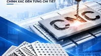 Gia công CNC nhôm theo bản vẽ: từ thanh định hình đến chi tiết hoàn thiện